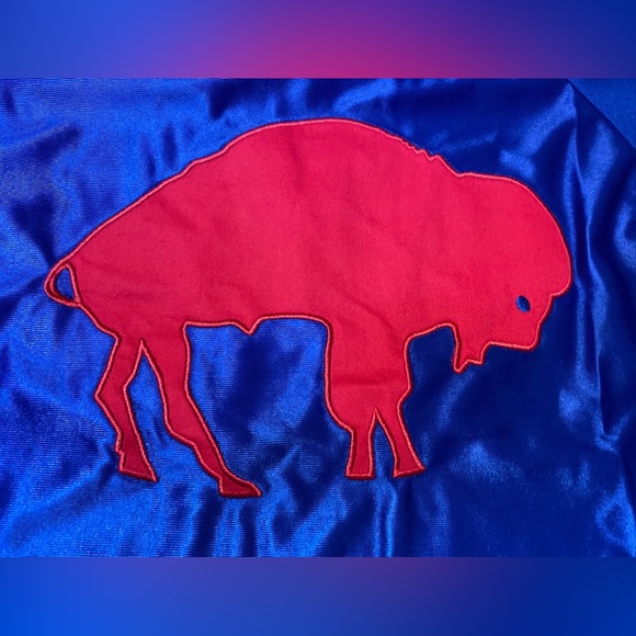 NFL Vintage Marks Team Apparel Jersey adult Buffalo Bills Men’s Sz New! Blue - Picture 4 of 6